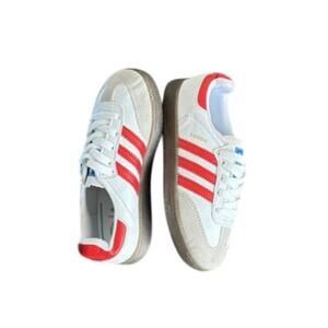 adidas gazelle silver green womens adidas Originals Junior Samba XLG Trainer - Black main image 0
